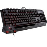 Cooler Master Gaming Devastator 3 Plus tastiera USB QWERTZ Tedesco Nero, Set desktop Nero, USB, Interruttore a chiave meccanica, QWERTZ, LED RGB, Nero, Mouse incluso