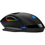 Corsair DARK CORE RGB PRO mouse Mano destra RF Wireless + Bluetooth + USB Type-A Ottico 18000 DPI, Mouse da gioco Nero, Mano destra, Ottico, RF Wireless + Bluetooth + USB Type-A, 18000 DPI, Nero