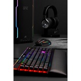 Corsair DARK CORE RGB PRO mouse Mano destra RF Wireless + Bluetooth + USB Type-A Ottico 18000 DPI, Mouse da gioco Nero, Mano destra, Ottico, RF Wireless + Bluetooth + USB Type-A, 18000 DPI, Nero