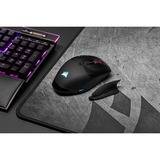 Corsair DARK CORE RGB PRO mouse Mano destra RF Wireless + Bluetooth + USB Type-A Ottico 18000 DPI, Mouse da gioco Nero, Mano destra, Ottico, RF Wireless + Bluetooth + USB Type-A, 18000 DPI, Nero