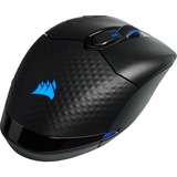 Corsair DARK CORE RGB PRO mouse Mano destra RF Wireless + Bluetooth + USB Type-A Ottico 18000 DPI, Mouse da gioco Nero, Mano destra, Ottico, RF Wireless + Bluetooth + USB Type-A, 18000 DPI, Nero