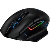 Corsair DARK CORE RGB PRO mouse Mano destra RF Wireless + Bluetooth + USB Type-A Ottico 18000 DPI, Mouse da gioco Nero, Mano destra, Ottico, RF Wireless + Bluetooth + USB Type-A, 18000 DPI, Nero