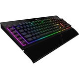 Corsair K57 RGB tastiera USB + Bluetooth QWERTZ Tedesco Nero, Tastiera da gioco Nero, Full-size (100%), USB + Bluetooth, Interruttore a chiave a membrana, QWERTZ, LED RGB, Nero