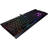 Corsair K70 RGB MK.2 tastiera USB QWERTZ Tedesco Nero Nero, Cablato, USB, Interruttore a chiave meccanica, QWERTZ, LED RGB, Nero