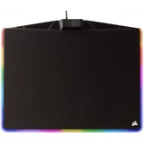 Corsair MM800 Tappetino per mouse per gioco da computer Nero Nero, Nero, Monocromatico, Plastica, Alimentazione USB, Barra appoggiaferro antiscivolo, Tappetino per mouse per gioco da computer
