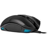 Corsair Nightsword RGB mouse Mano destra USB tipo A Ottico 18000 DPI, Mouse da gioco Nero, Mano destra, Ottico, USB tipo A, 18000 DPI, Nero