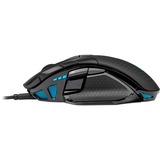 Corsair Nightsword RGB mouse Mano destra USB tipo A Ottico 18000 DPI, Mouse da gioco Nero, Mano destra, Ottico, USB tipo A, 18000 DPI, Nero