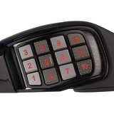 Corsair Scimitar RGB Elite mouse Mano destra USB tipo A Ottico 18000 DPI, Mouse da gioco Nero, Mano destra, Ottico, USB tipo A, 18000 DPI, Nero