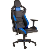 Corsair T1 Race Sedia da gaming per PC Nero, Blu, Sedili di gioco Nero/Blu, Sedia da gaming per PC, 120 kg, Corse, Nylon, Nero, Metallo