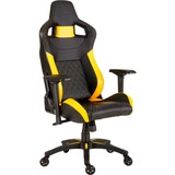 Corsair T1 Race Sedia da gaming per PC Nero, Giallo, Sedili di gioco Nero/Giallo, Sedia da gaming per PC, 120 kg, Corse, Nylon, Nero, Metallo
