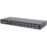 Digitus Console modulare con TFT da 17" (43,2 cm), 16 porta KVM e touchpad, tastiera tedesca, Switch KVM 2 cm), 16 porta KVM e touchpad, tastiera tedesca, 43,2 cm (17"), 1280 x 1024 Pixel, 1000:1, TFT, 16,78 milioni di colori, VGA