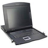 Digitus Console modulare con TFT da 17" (43,2 cm), 1 porta KVM e touchpad, tastiera tedesca 2 cm), 1 porta KVM e touchpad, tastiera tedesca, 43,2 cm (17"), 1280 x 1024 Pixel, 1000:1, TFT, 16,78 milioni di colori, VGA