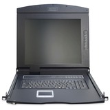 Digitus Console modulare con TFT da 17" (43,2 cm), 1 porta KVM e touchpad, tastiera tedesca 2 cm), 1 porta KVM e touchpad, tastiera tedesca, 43,2 cm (17"), 1280 x 1024 Pixel, 1000:1, TFT, 16,78 milioni di colori, VGA