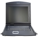 Digitus Console modulare con TFT da 17" (43,2 cm), 1 porta KVM e touchpad, tastiera tedesca, Switch KVM 2 cm), 1 porta KVM e touchpad, tastiera tedesca, 43,2 cm (17"), 1280 x 1024 Pixel, 1000:1, TFT, 16,78 milioni di colori, VGA