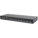 Digitus Console modulare con TFT da 19" (48,3 cm), 8 porte e touchpad, tastiera tedesca, Switch KVM 3 cm), 8 porte e touchpad, tastiera tedesca, 48,3 cm (19"), 1366 x 768 Pixel, 1000:1, TFT, 16,78 milioni di colori, VGA