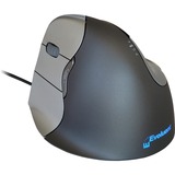 Evoluent VM4L mouse Mancino USB tipo A Ottico Nero/grigio, Mancino, Ottico, USB tipo A, Nero