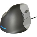 Evoluent VerticalMouse 4 mouse Mano destra USB tipo A Laser Nero/grigio, Mano destra, Laser, USB tipo A