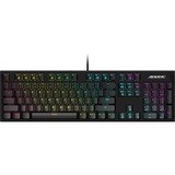 GIGABYTE AORUS K1 tastiera USB Nero, Tastiera da gioco Nero, Full-size (100%), USB, Interruttore a chiave meccanica, LED RGB, Nero