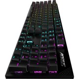 GIGABYTE AORUS K1 tastiera USB Nero, Tastiera da gioco Nero, Full-size (100%), USB, Interruttore a chiave meccanica, LED RGB, Nero