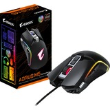 GIGABYTE AORUS M5 mouse Mano destra USB tipo A Ottico 16000 DPI Nero, Mano destra, Ottico, USB tipo A, 16000 DPI, Nero