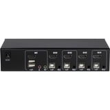 Inter-Tech AS-41HA HDMI switch per keyboard-video-mouse (kvm) Nero, Switch KVM 1920 x 1440 Pixel, Full HD+, Nero