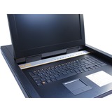 Inter-Tech KVM-1708 console a rack 43,2 cm (17") 1280 x 1024 Pixel Acciaio Nero, Switch KVM 43,2 cm (17"), 1280 x 1024 Pixel, 300 cd/m², 1000:1, USB, PS/2, USB, PS/2