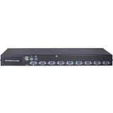 Inter-Tech KVM AS-9108DU switch per keyboard-video-mouse (kvm) Montaggio rack Nero, Switch KVM 1920 x 1080 Pixel, Full HD, Montaggio rack, Nero