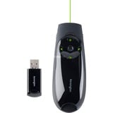 Kensington Controllo del cursore wireless con laser verde, Presentatore Nero/nero lucido, RF, USB, 45 m, Nero