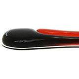 Kensington Duo Gel Wave per tastiera rosso/Nero, Gel, Nero, Rosso, 240 x 182 x 25 mm, 730 g