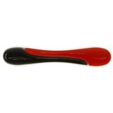 Kensington Duo Gel Wave per tastiera, Poggiapolsi rosso/Nero, Gel, Nero, Rosso, 240 x 182 x 25 mm, 730 g