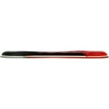Kensington Duo Gel Wave per tastiera, Poggiapolsi rosso/Nero, Gel, Nero, Rosso, 240 x 182 x 25 mm, 730 g