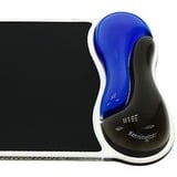 Kensington K62401AM tappetino per mouse Nero, Blu blu, Nero, Blu, Monocromatico, Gel, Riposo del polso