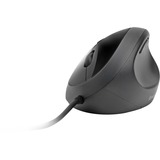 Kensington Mouse Pro Fit Ergo con cavo Nero, Mano destra, Ottico, USB tipo A, 3200 DPI, Nero