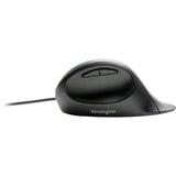 Kensington Mouse Pro Fit® Ergo con cavo Nero, Mano destra, Ottico, USB tipo A, 3200 DPI, Nero