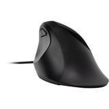 Kensington Mouse Pro Fit® Ergo con cavo Nero, Mano destra, Ottico, USB tipo A, 3200 DPI, Nero