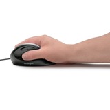 Kensington Mouse Pro Fit® Ergo con cavo Nero, Mano destra, Ottico, USB tipo A, 3200 DPI, Nero