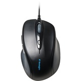 Kensington Mouse Pro Fit di dimensioni standard con cavo Nero, Ottico, USB tipo A, 2400 DPI, Nero
