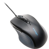 Kensington Mouse Pro Fit di dimensioni standard con cavo Nero, Ottico, USB tipo A, 2400 DPI, Nero