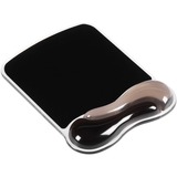 Kensington Mouse pad in Duo Gel, Tappetino per mouse Nero/grigio scuro, Grigio, Monocromatico, Gel, Riposo del polso