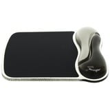 Kensington Mouse pad in Duo Gel, Tappetino per mouse Nero/grigio scuro, Grigio, Monocromatico, Gel, Riposo del polso