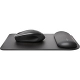 Kensington Mouse pad poggiapolsi ErgoSoft™ Nero, Nero, Monocromatico, Riposo del polso