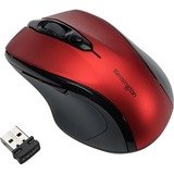 Kensington Mouse wireless Pro Fit® di medie dimensioni - rosso rubino rosso, Mano destra, Ottico, RF Wireless, 1600 DPI, Rosso