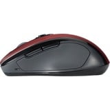 Kensington Mouse wireless Pro Fit® di medie dimensioni - rosso rubino rosso, Mano destra, Ottico, RF Wireless, 1600 DPI, Rosso