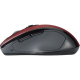 Kensington Mouse wireless Pro Fit di medie dimensioni - rosso rubino rosso, Mano destra, Ottico, RF Wireless, 1600 DPI, Rosso