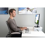 Kensington Poggiapolsi per Mouse/Trackpad sottili ErgoSoft™, Tappetino per mouse grigio, Grigio, Monocromatico, Ecopelle, Gel, Riposo del polso