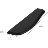 Kensington Poggiapolsi per tastiere sottili ErgoSoft Nero, Gel, Nero, Taiwan, 20,3 mm, 129,5 mm, 576,6 mm