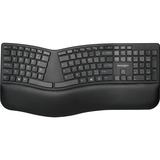 Kensington Pro Fit Ergo tastiera Universale Wireless a RF + USB QWERTZ Tedesco Nero Nero, Full-size (100%), Con cavo e senza cavo, Wireless a RF + USB, QWERTZ, Nero