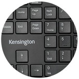 Kensington Pro Fit Ergo tastiera Universale Wireless a RF + USB QWERTZ Tedesco Nero Nero, Full-size (100%), Con cavo e senza cavo, Wireless a RF + USB, QWERTZ, Nero