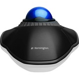 Kensington Trackball Orbit® con rotella di scorrimento Nero/Blu, Ambidestro, Ottico, USB tipo A, Nero