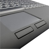 KeySonic ACK-540U+ tastiera USB QWERTY Inglese US Nero Nero, Mini, Cablato, USB, Interruttore a chiave a membrana, QWERTY, Nero